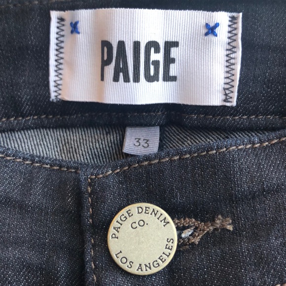 Paige Maternity Jeans Skyline Straight Twilight - Picture 2 of 4